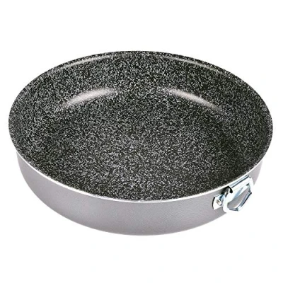 Image de ALLUFLON Tradizione Italia Moule à gâteau en aluminium, rond, noir, 16 cm