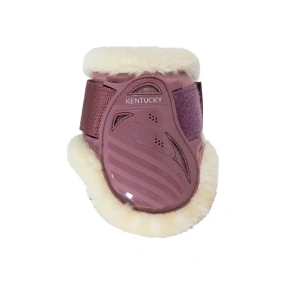 Image de Kentucky Protège Boulets Young Horse Vegan Sheepskin Old Rose S