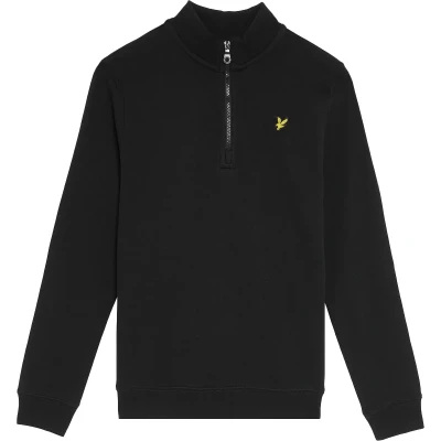 Afbeelding van Lyle &amp; Scott Quarter Zip Pullover Sweater Junior Jet Black Zwart Truien Vesten