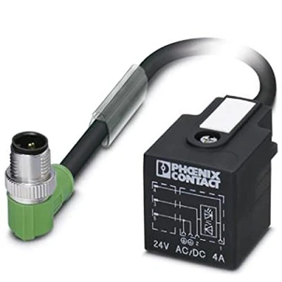 Afbeelding van Phoenix Contact 1439353 Sensor/actuator connector, geassembleerd M12 Aantal polen: 3 Stekker, haaks 1.50 m 1 stuk(s)