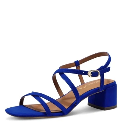 Afbeelding van Tamaris Sandalen, Dames, Maat: 36, Royal blue Schoenen