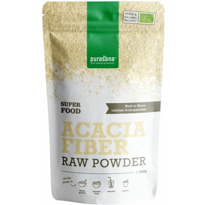 Afbeelding van Purasana Acaciavezels Raw Biologisch 200GR