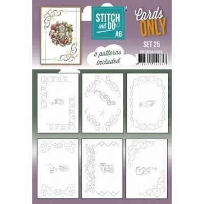 Afbeelding van Stitch and Do Cards Only A6 Set 25