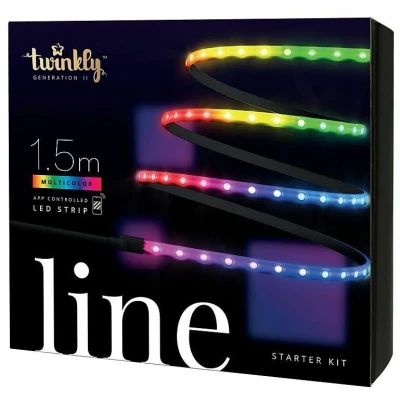 Afbeelding van Twinkly LED strip Line Starterset 1.5 meter (Flexibel, 90 LEDs, IP20, RGB+Wit)