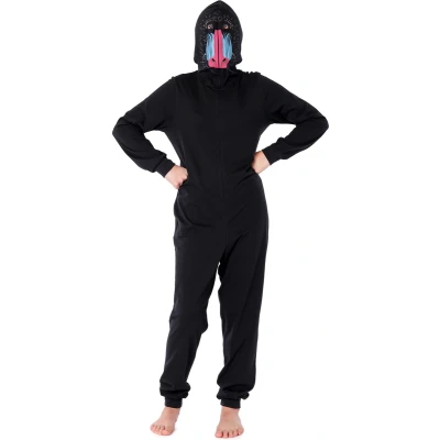 Afbeelding van Ladeheid Meisjes Overal slapen Pyjama met Capuchon Lange mouwen broek Katoen LA LA40 233 PJ Zwarte Pavian 176
