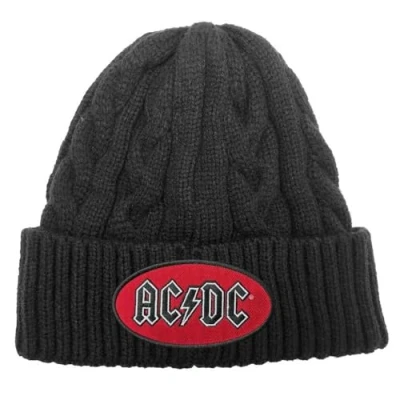 Afbeelding van AC/DC Oval Logo Beanie Muts Zwart