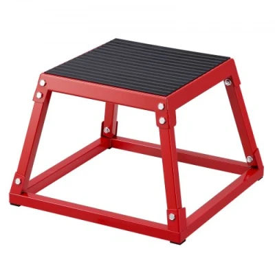 Image de VEVOR Boîte de Pliométrie 305 mm Haut Plateforme Pliométrique Antidérapante Charge 227 kg à Saut Musculation Fitness Crossfit pour Entraînement Step up Pompe Squat Gym Domicile