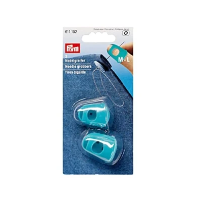 Afbeelding van PRYM NAALDGRIJPERS SILICONEN M L TURQUOISE 1X2ST