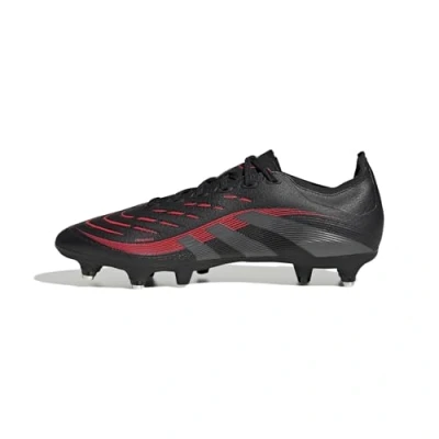 Afbeelding van adidas Performance Predator League SOFT Ground Voetbalschoenen met metalen noppen, Heren, Maat: 40 2/3, Core black/grey four/lucid red