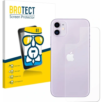 Afbeelding van BROTECT Screenprotector voor Apple iPhone 11 (Achterkant) Folie Beschermfolie Beschermglas transparant