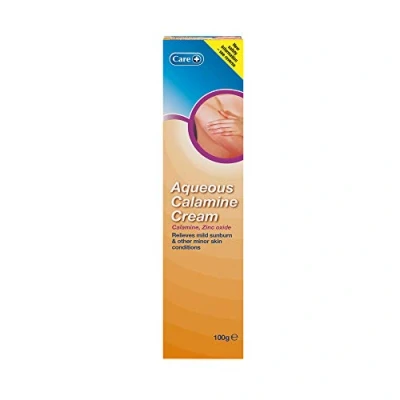 Afbeelding van Care Waterige crème met calamine ter verlichting van zonnebrand, rustgevende jeuk, TLC voor droge huid en andere kleine huidaandoeningen, 100 g