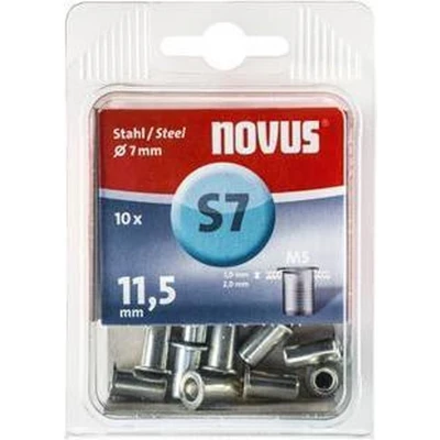 Afbeelding van Novus Blindklinkmoer M5 X 11,5mm, Staal, 10 st.