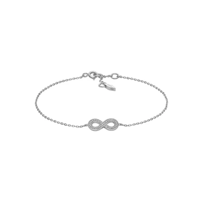 Afbeelding van Fossil Bracelet Armband silvercoloured, Dames, Maat: One Size, Silver coloured