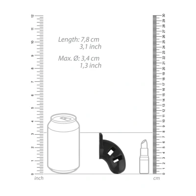 Afbeelding van Model 13 Chastity 2.5&quot; Cock Cage Black