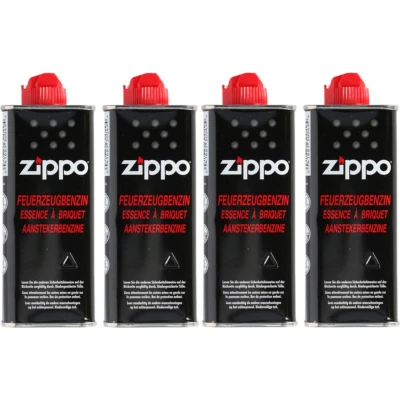 Afbeelding van Zippo Originele Benzine Vloeistof 125 ML 4 stuks