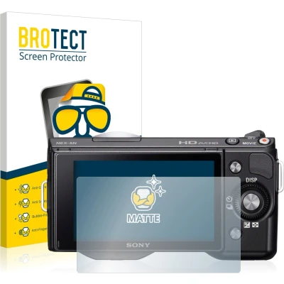 Afbeelding van BROTECT Screenprotector voor Sony Alpha NEX 5 Folie Beschermfolie matte (2 Stuks)