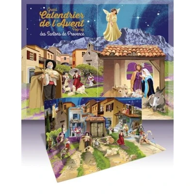 Image de Grand calendrier de l&#039;Avent pop up des Santons Provence