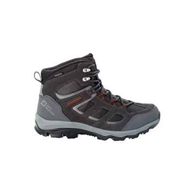 Afbeelding van Jack Wolfskin VOJO 3 Texapore MID Outdoorschoenen, Heren, Maat: 40, Grey/orange Leer en textiel