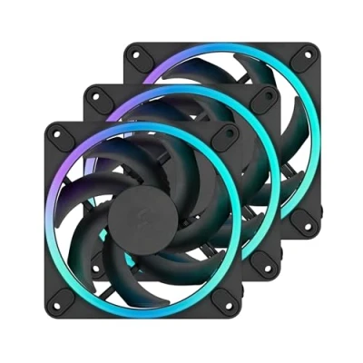 Afbeelding van Fractal Design FAN Momentum 12 RGB 3 pack Black