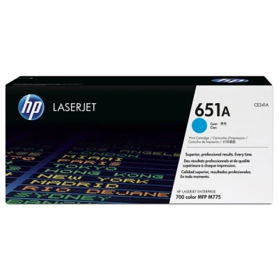 Image de HP 651A toner LaserJet cyan authentique