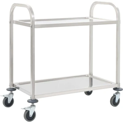 Afbeelding van vidaXL Keukentrolley 95 x 45 83.5 cm (2 tiers)