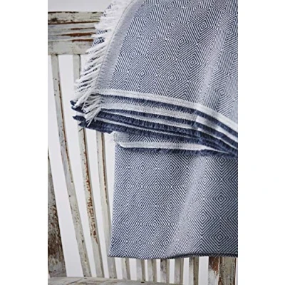 Afbeelding van Textilhome Bedsprei Multifunctionele hoes voor Foulard DANTE Bedhoes 180x285 cm 2 zitsbank, beschermer bankhoes. Blauw