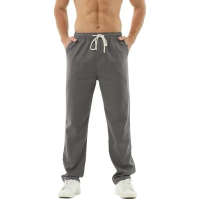 Afbeelding van Hoerev Casual linnen broek voor heren