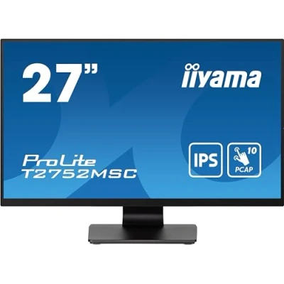 Afbeelding van Iiyama ProLite T2752MSC B1 Touchscreen monitor Energielabel: E (A G) 68.6 cm (27 inch) 1920 x 1080 Pixel 16:9 5 ms HDMI, DisplayPort, Hoofdtelefoon (3.5 mm