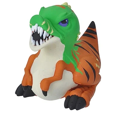 Afbeelding van Wild Republic Badeend Dino T rex Junior 10 Cm Groen/bruin