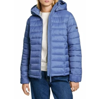 Image de Pepe Jeans Veste courte Ammy pour femme, Bleu (Weller Blue), M