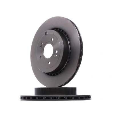 Afbeelding van BREMBO 09.D028.11 Remschijf 340 22 5 interne ventilatie Gecoat High carbon Met schroeven KIA: Stinger Box Body / Hatchback