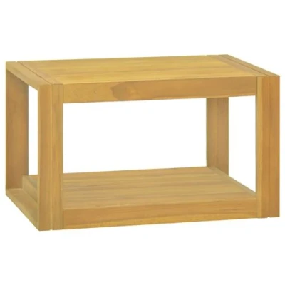 Afbeelding van Badkamerwandkast 60x45x35 cm massief teakhout