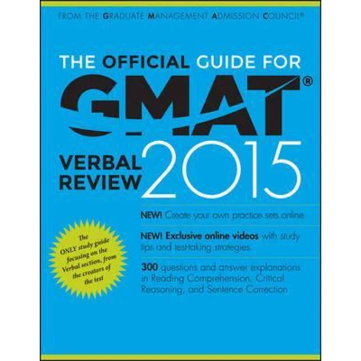 Afbeelding van Official Guide For Gmat Verbal Review