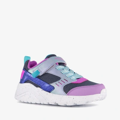 Afbeelding van Skechers Uno Lite Gen Chill meisjes sneakers paars Maat 33 Extra comfort Memory Foam