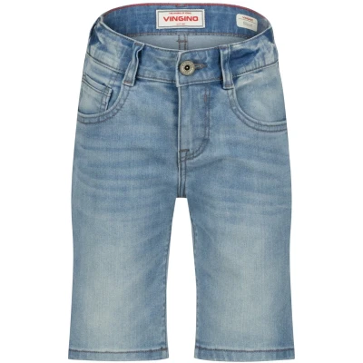 Afbeelding van Vingino Charlie Jeansshort voor kinderen, Maat: 140, Light indigo