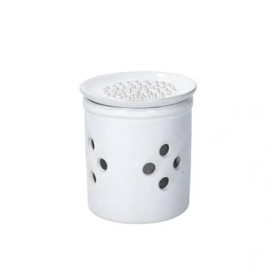 Afbeelding van Knoflookpot met Rasp Functie, 10 x 9 cm, Keramiek KitchenCraft Idilica