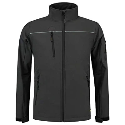 Afbeelding van Tricorp Softshell Jack Donkergrijs Maat XXL