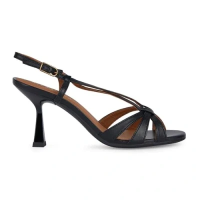Afbeelding van Geox D Eraklia R 80 C sandalen met hak voor meisjes, zwart.