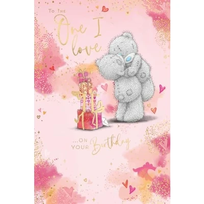 Afbeelding van Me To You Tatty Teddy Verjaardagskaart The One I Love Knuffelbeer 15,2 x 22,9 cm Officiële collectie