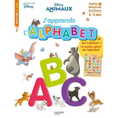 Image de Disney J&#039;apprends l&#039;alphabet avec les animaux (dès 3 ans)