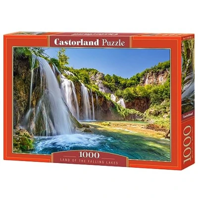 Image de Puzzle Castorland Pays des lacs qui tombent, 1000 pièces