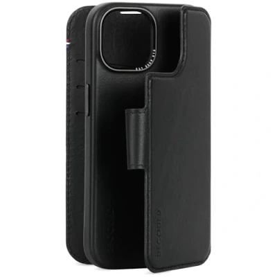 Afbeelding van Decoded Leather Detachable Wallet Apple iPhone 15 Black