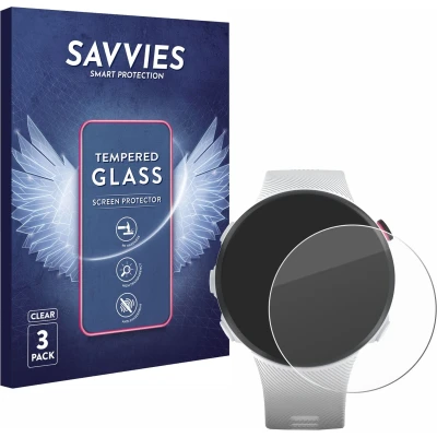 Afbeelding van Savvies Glas Screenprotector voor Garmin Forerunner 45S Gehard Beschermglas 9H (3 Stuks)