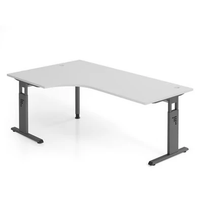 Afbeelding van MC, Bureau, MyTable O bureau met zilveren frame (2000 x 1200 650 mm)