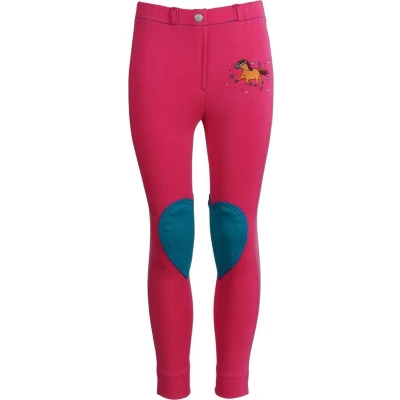 Afbeelding van Horka Rijbroek Kids Minis Magenta 110