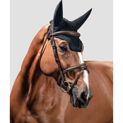 Afbeelding van Equiline Dave Noise Cancelling Fly Weil With Rectangular Design Black Maat Cob