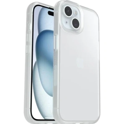 Afbeelding van OtterBox Sleek Serie beschermhoes voor iPhone 15, schokbestendig, valbescherming, ultradun, dunne bescherming, getest volgens militaire normen, transparant, levering zonder verpakking