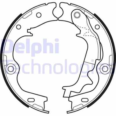 Afbeelding van Delphi Diesel Remschoen set LS2083