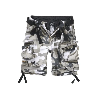 Afbeelding van Brandit Savage Vintage Shorts, Heren, Maat: 7XL, Snowcamo