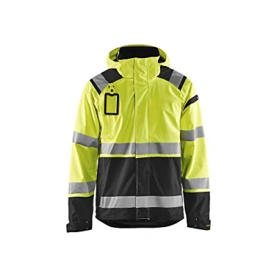 Afbeelding van Blåkläder 4987 1987 Shell jack High Vis ongevoerd Geel/Zwart maat 5XL